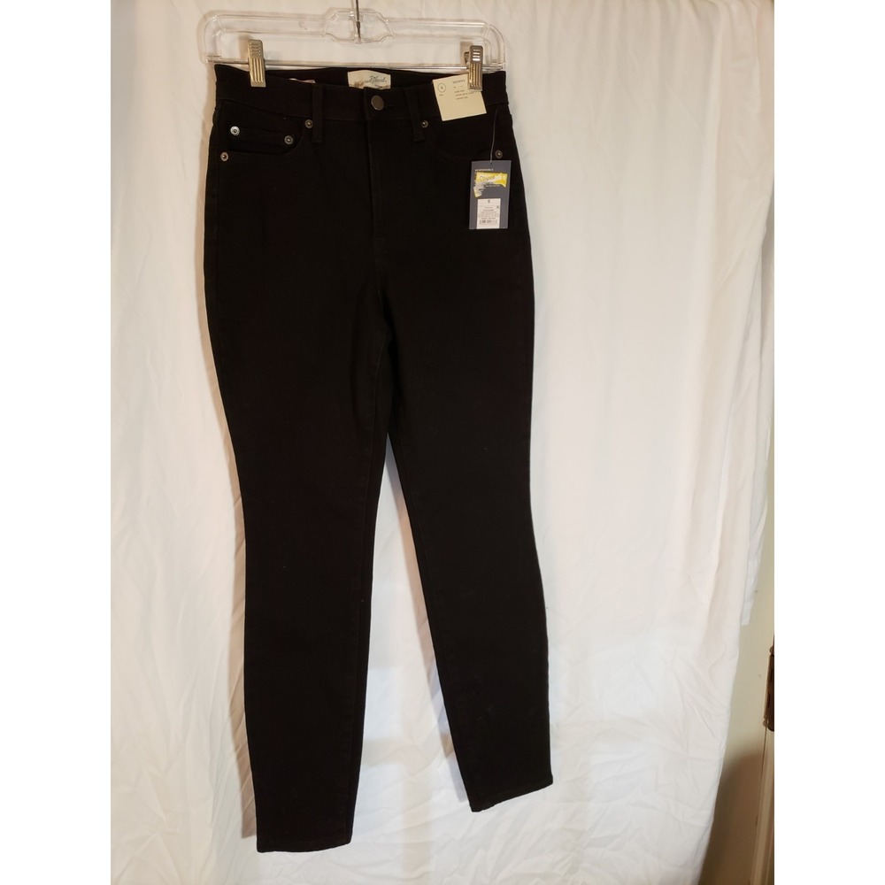 Women's Universal Threads High Rise Skinny Black Jeans Size 6R
